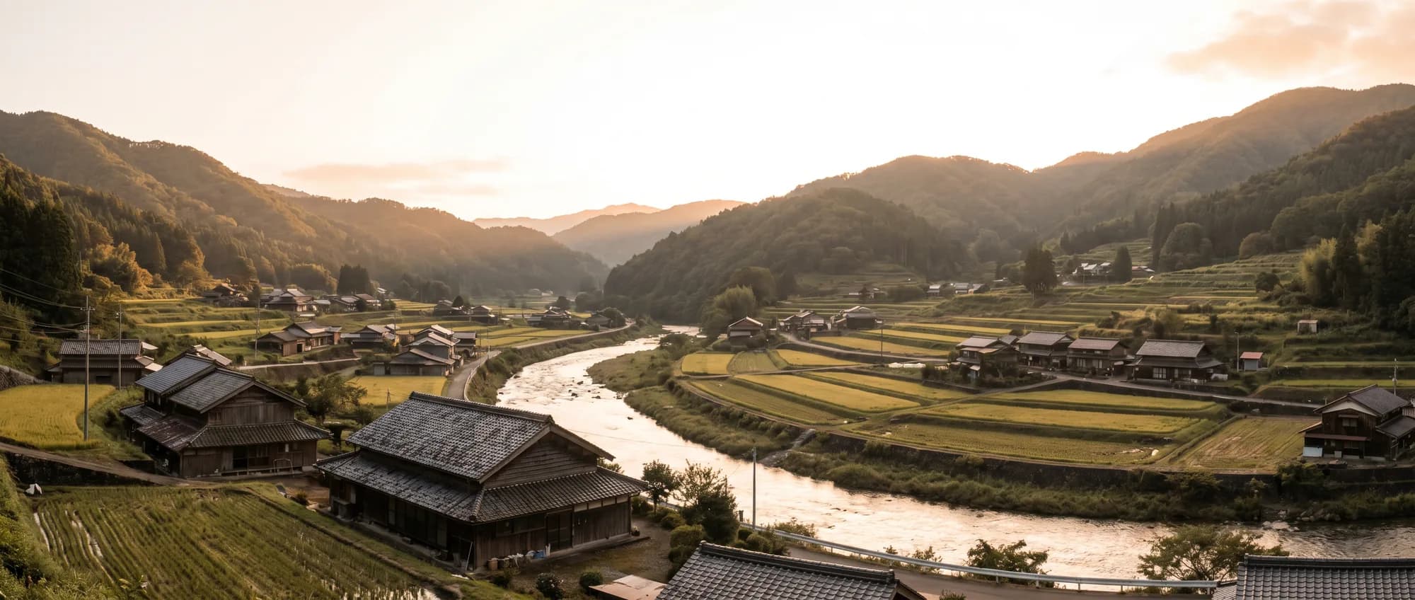 発電所設置地域の風景